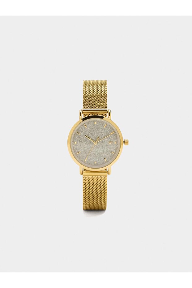 Paslanmaz Çelik Hasır Saat - 1