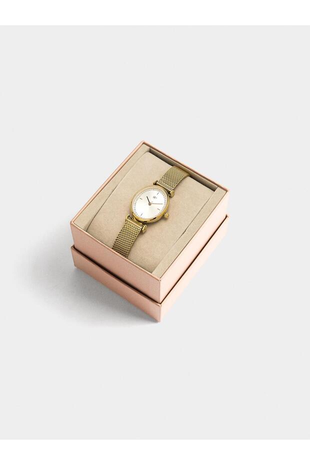 Paslanmaz Çelik Kordonlu Oval Saat - 3