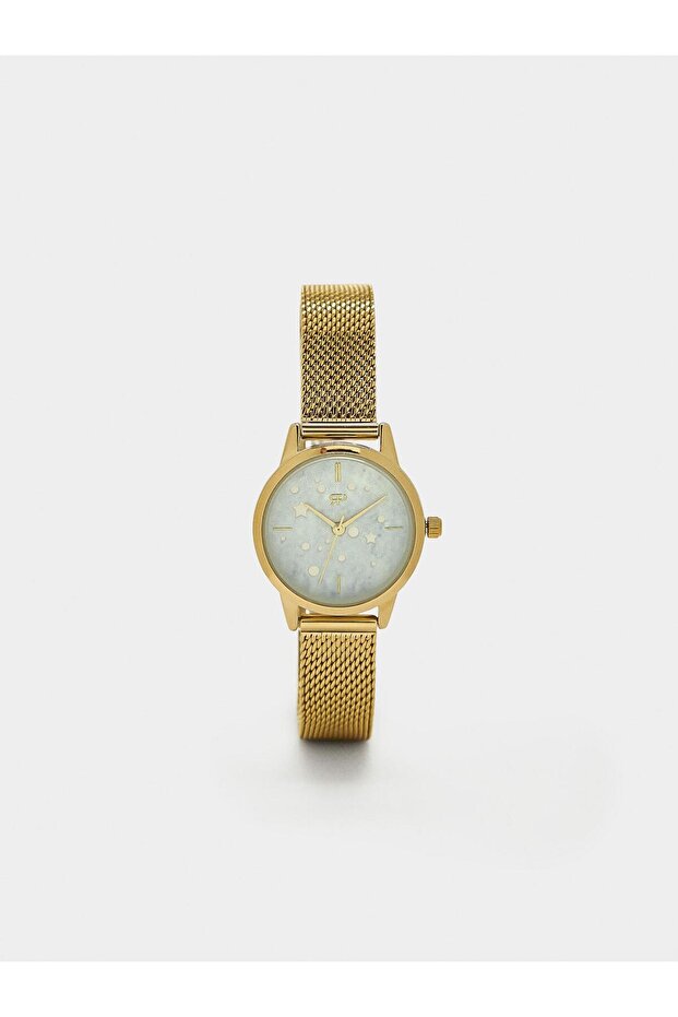 Paslanmaz Çelik Hasır Kayışlı Saat - 2