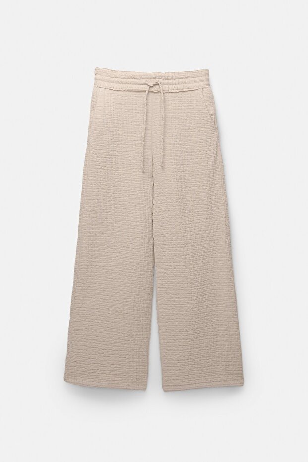 Rustik elastik belli pantolon - 3