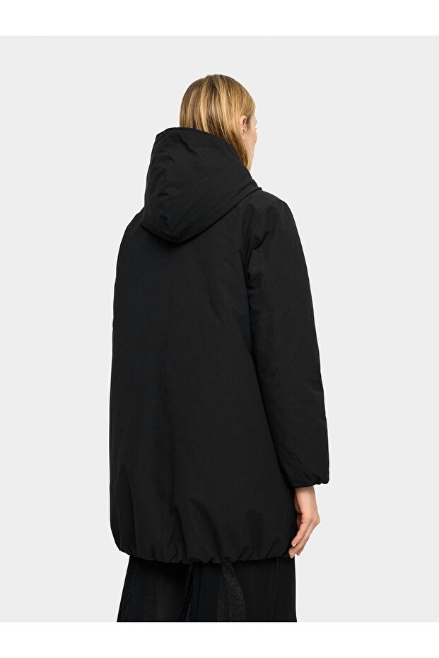 Kapüşonlu Dolgulu Mont - 4