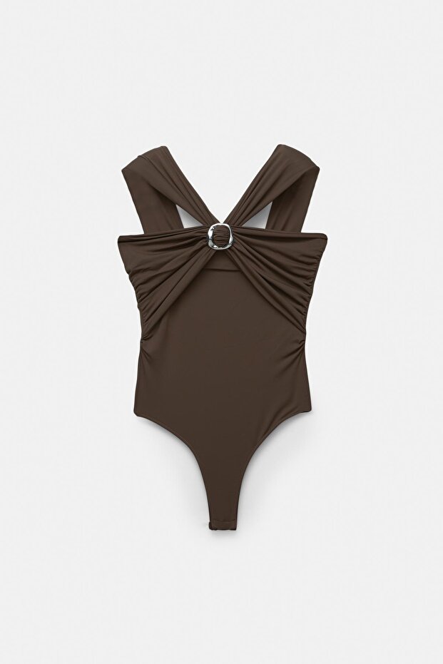 Pencere detaylı tokalı body - 6