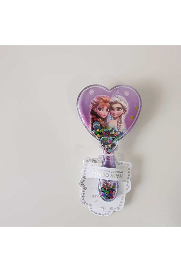 Frozen Ice Queen Elsa Anna with Sequins Inside the Comb (Girls' Gift)