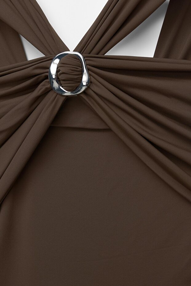 Pencere detaylı tokalı body - 5