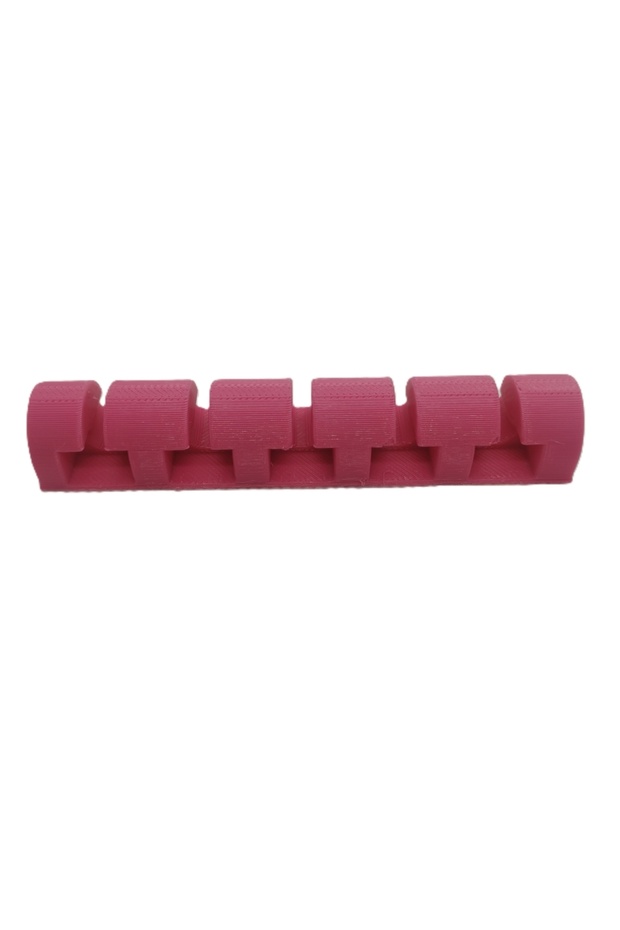 Flat Cable Organizer/Pink Cable Holder Cable Fixer(Hard Plastic)