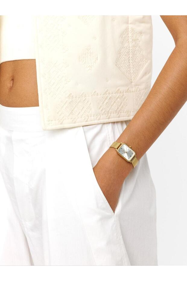 Paslanmaz Çelik Kayışlı Saat - 1