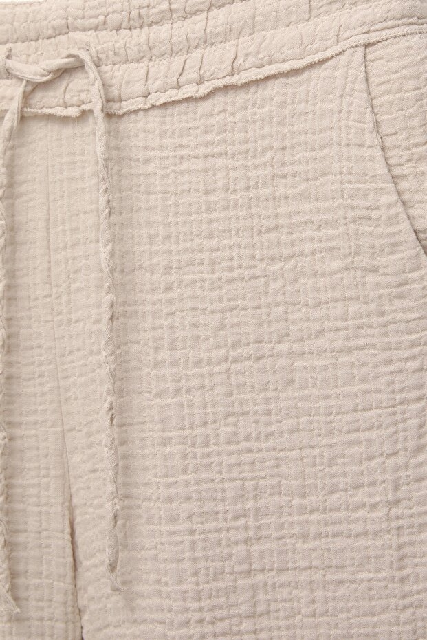 Rustik elastik belli pantolon - 4