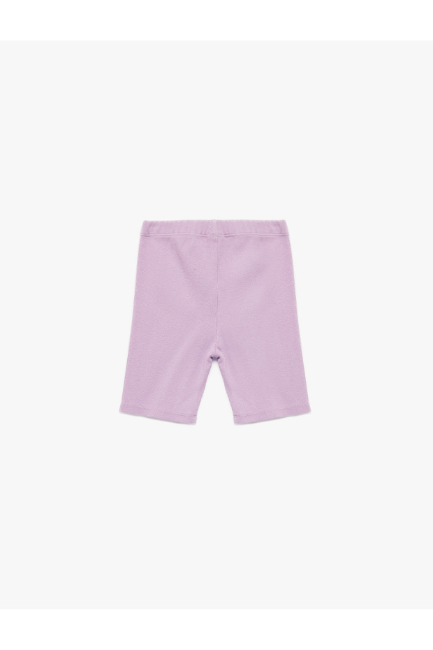 Basic-Leggings aus Baumwolle mit elastischem Bund - 5