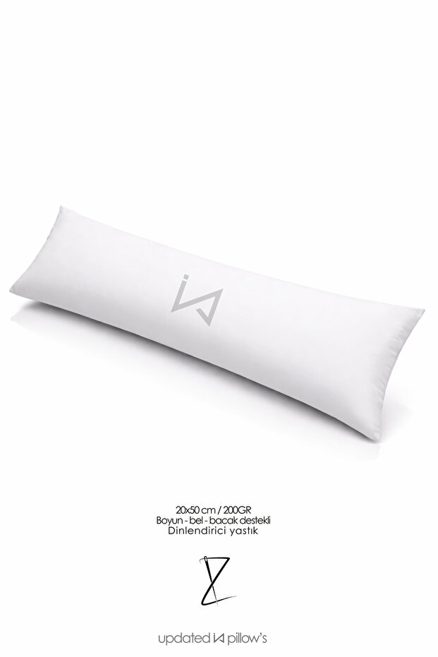 Multi-Purpose Orthopedic Cylinder Pillow | Neck Leg Waist Support Pillow | Siliconized Fiber | 15X50 cm