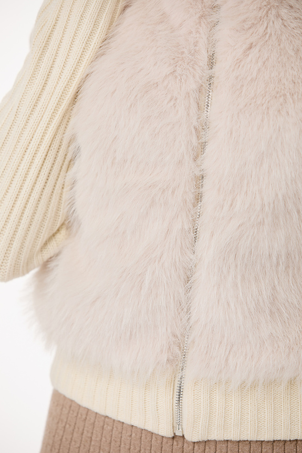 Wool and fur jacket - 3