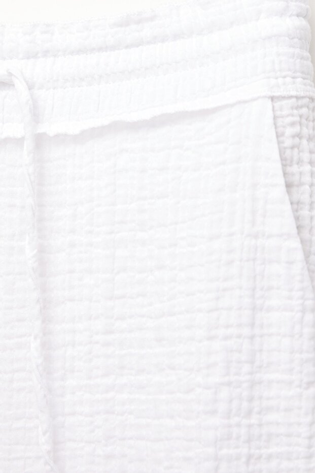 Rustik elastik belli pantolon - 2