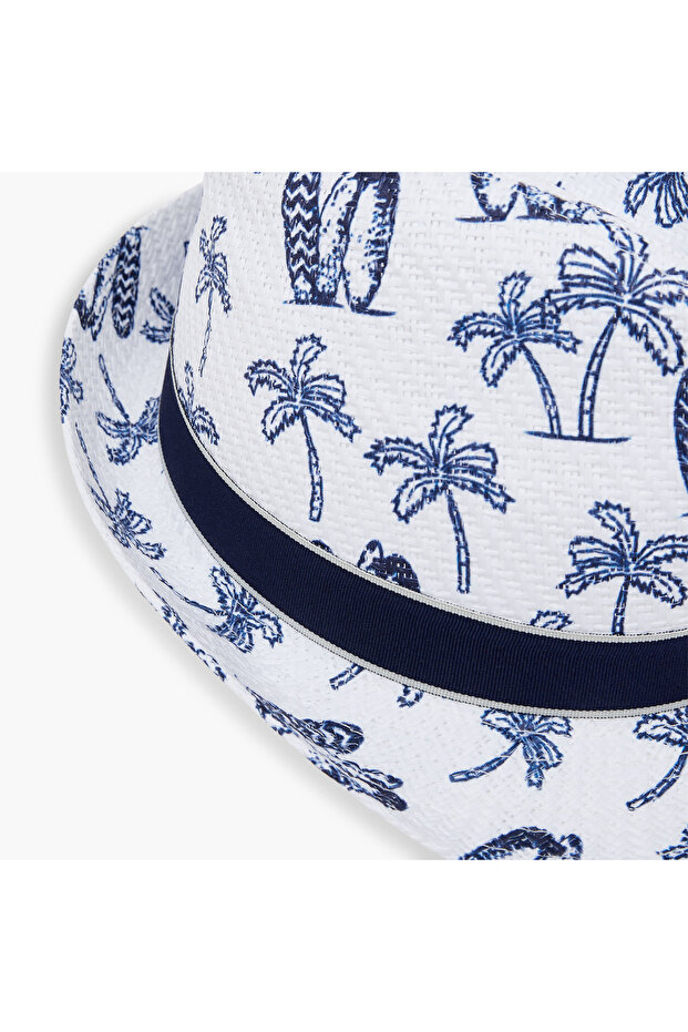Palm Print Hat - 5