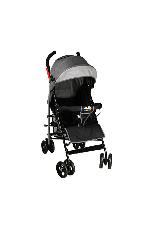 COMFORTABLE STROLLER 8WHEELS ( 0 M+ ) Grey - 1