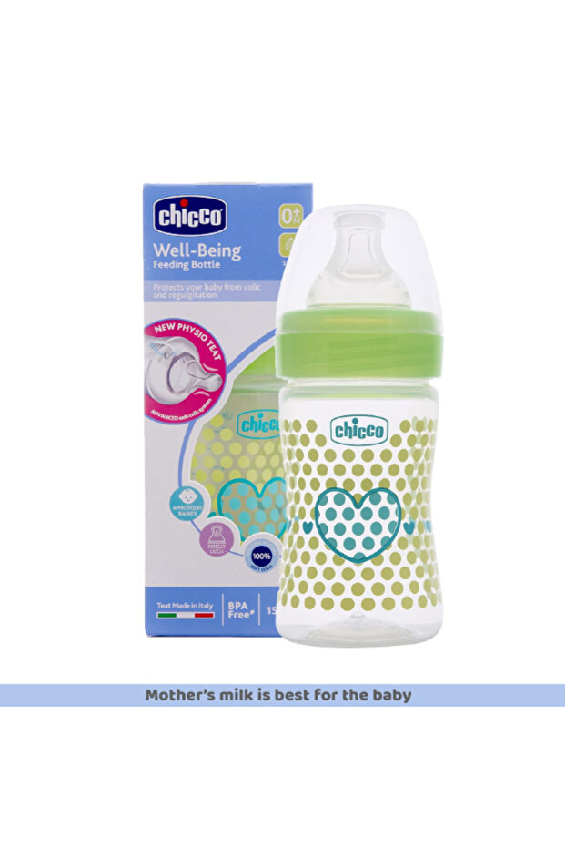 زجاجة تغذية للأطفال من ويلبينج، سعة 150 مل. صغير - 1