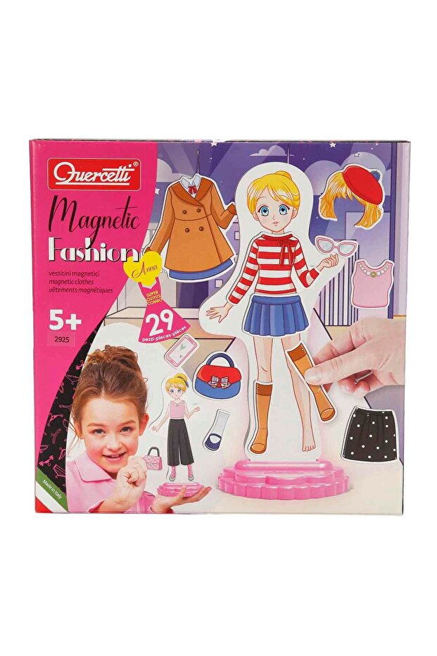 Quercetti Magnetic Fashion Doll Anna Hobby Set 29 Pieces