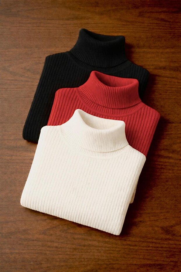 Women's 3-Piece Fisherman Sweater Long Sleeve