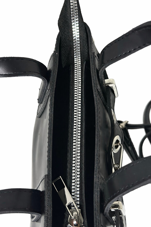 Mini El Ve Çapraz Çanta - Siyah - 4