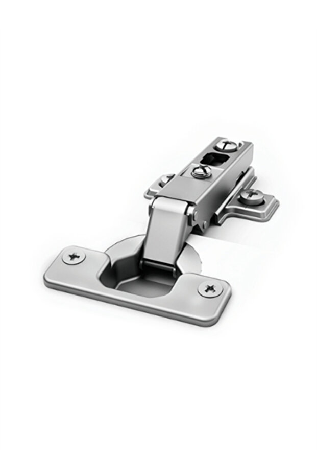 Flat Cabinet Door Hinge Stone Hinge (Flat Hinge) (10 Pcs) - 2