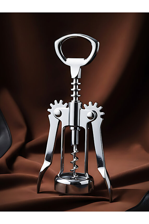 Stainless Steel Wine Opener & Corkscrew - Professional Winged Bottle Opener - Green BB3914