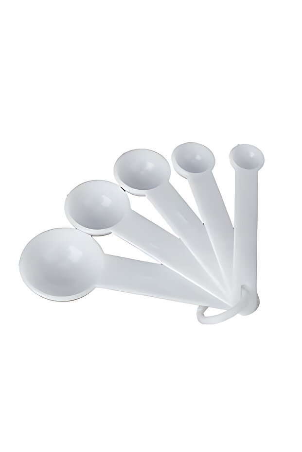 5-Piece Small Measuring Spoon Set - Precision PP Kitchen Tools for Spices & Baking - BB3922