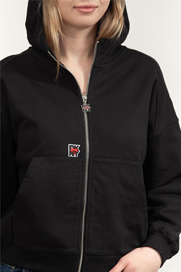 Kadın Kapüşonlu Sweatshirt - 4