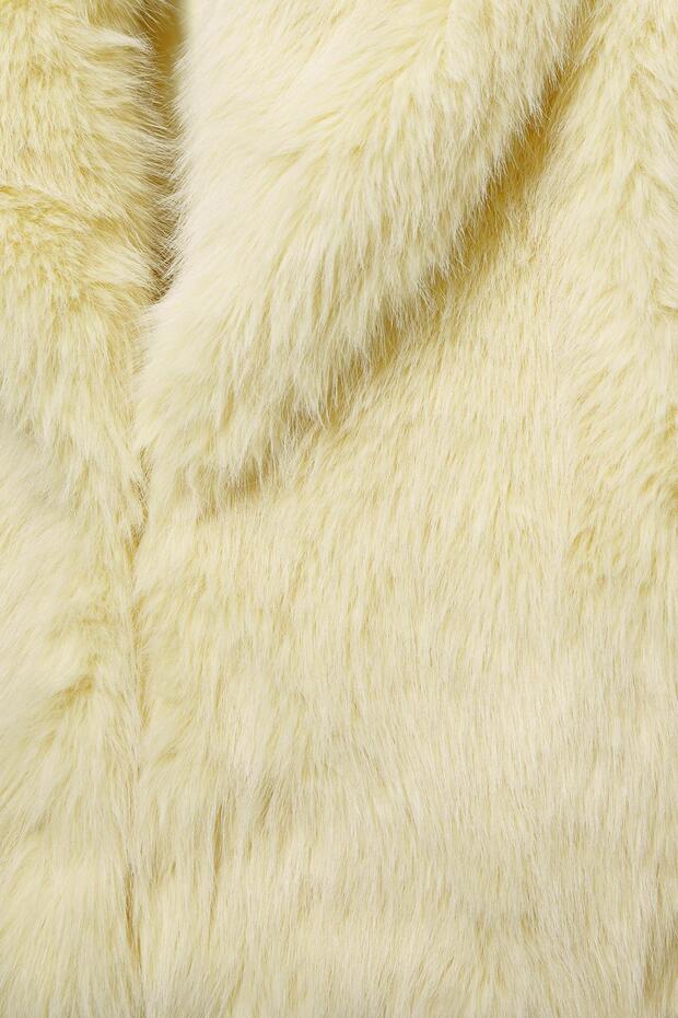 Kısa suni kürk kaban - 5