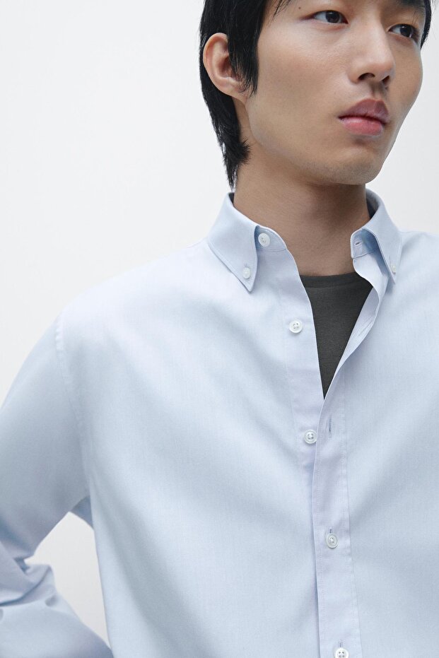Regular fit Oxford gömlek - 4