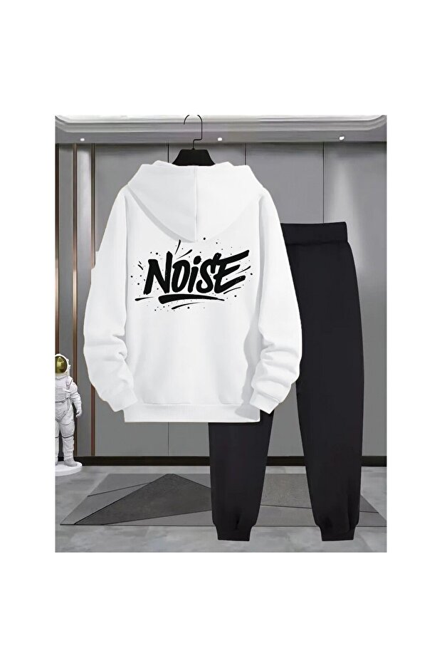 Full Outfit Set for Men: Hooded Sweatshirt, Stylish Jacket,
