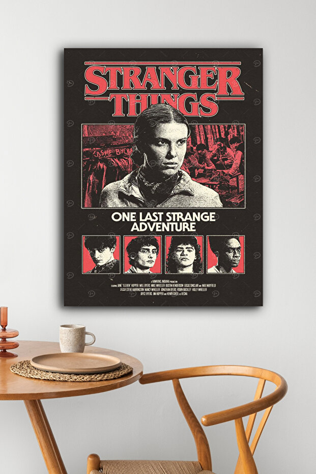 Stranger Things Modern Panel Tablo Poster - 1