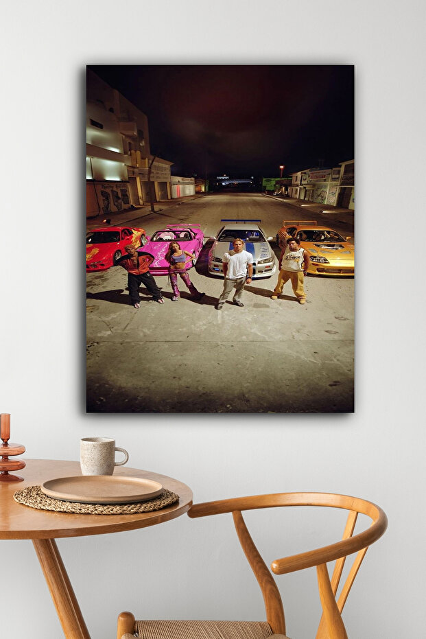 Tokyo Drift Crew Modern Panel Tablo Poster - 1