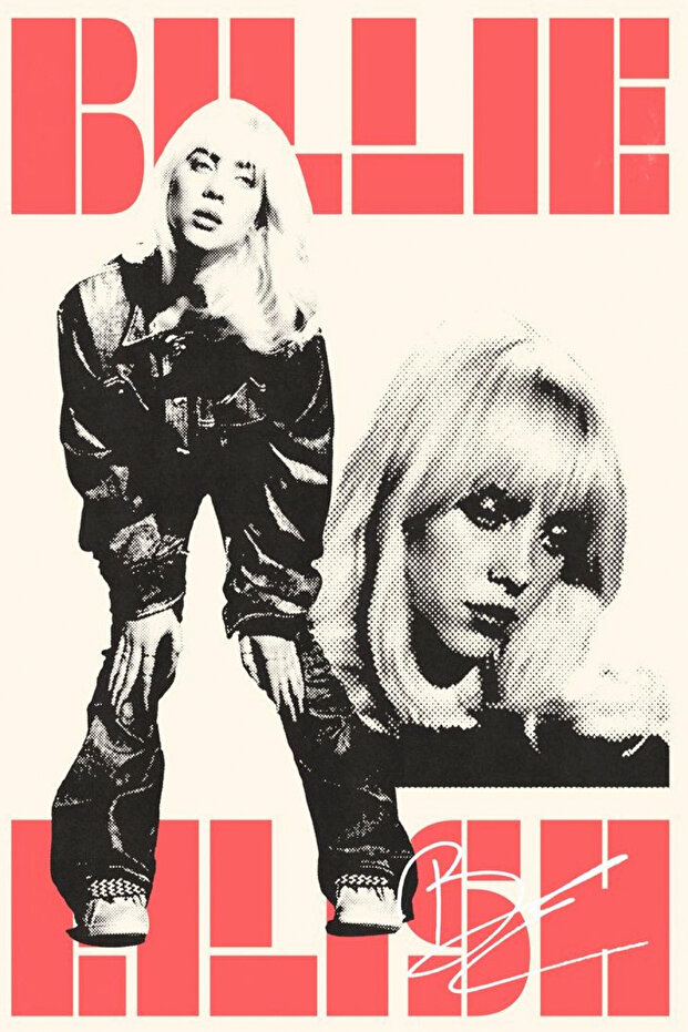 Billie Eilish Modern Panel Tablo Poster 2 - 2