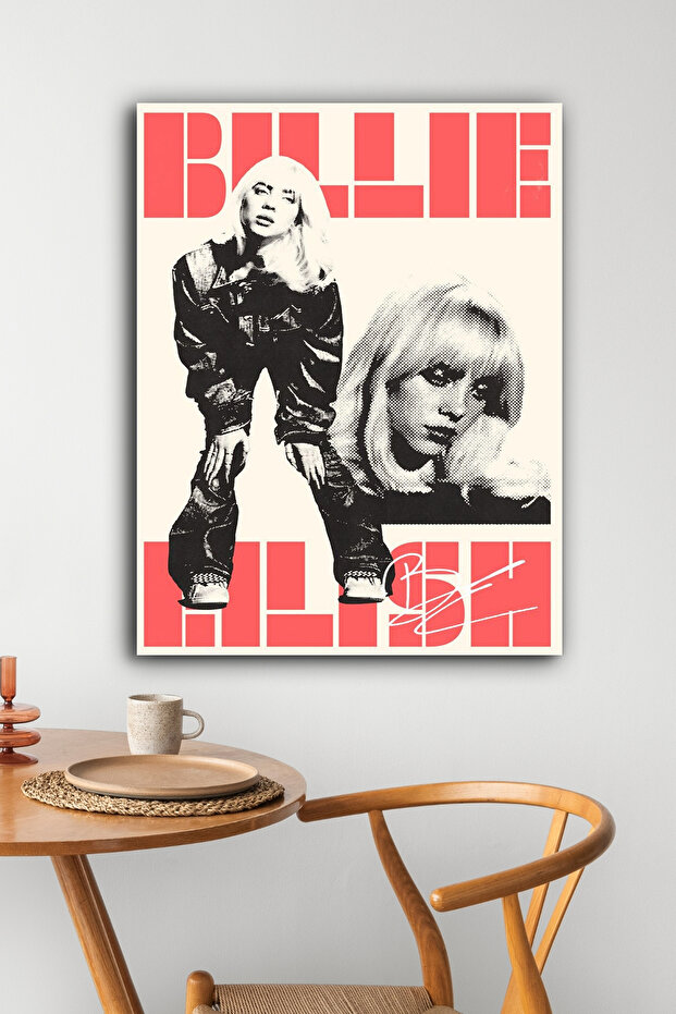 Billie Eilish Modern Panel Tablo Poster 2 - 1