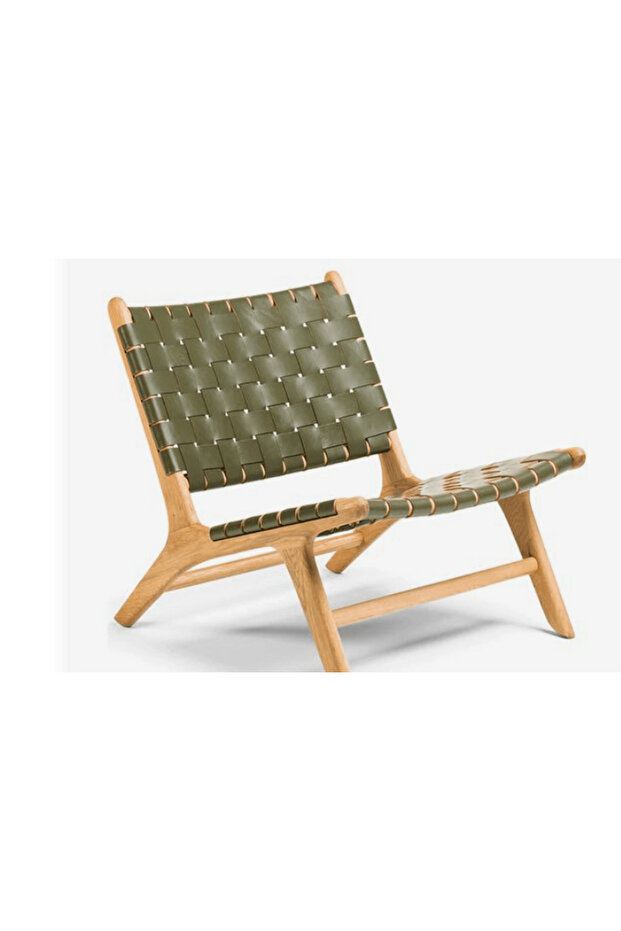 NAPOLYON DERİ ÖRME BERJER, YEŞİL - 1