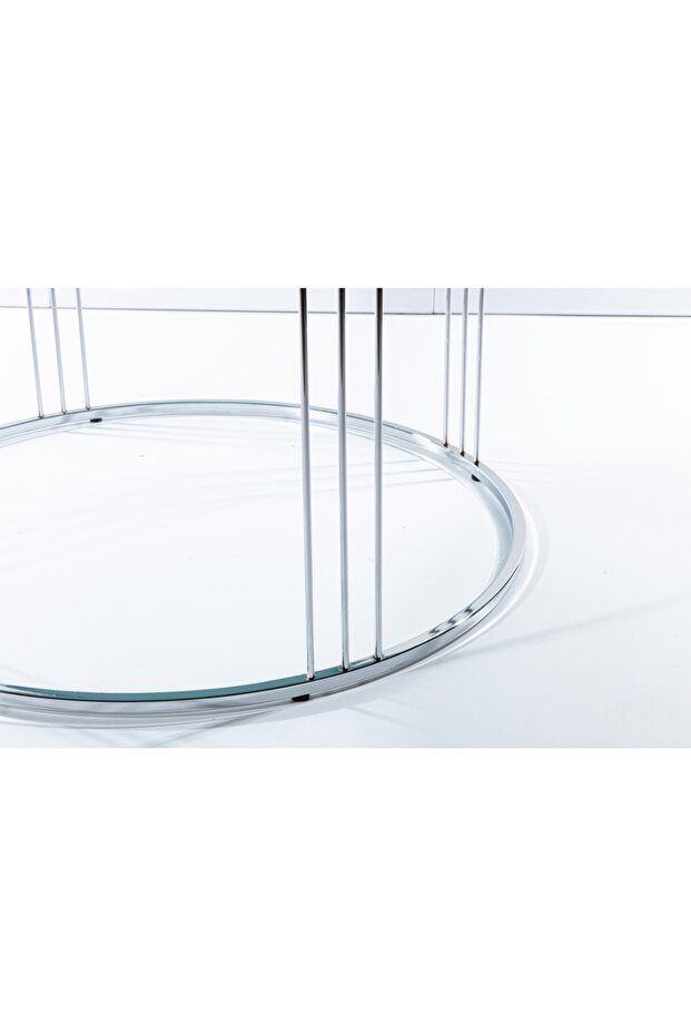 MARİO ORTA SEHPA, KROM - 3