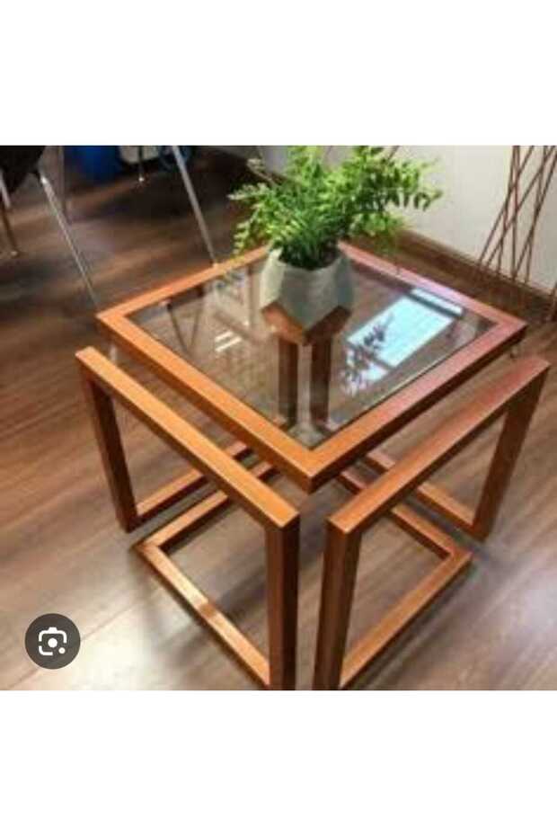 CEVİZ AĞACINDAN ORTA SEHPA - 1