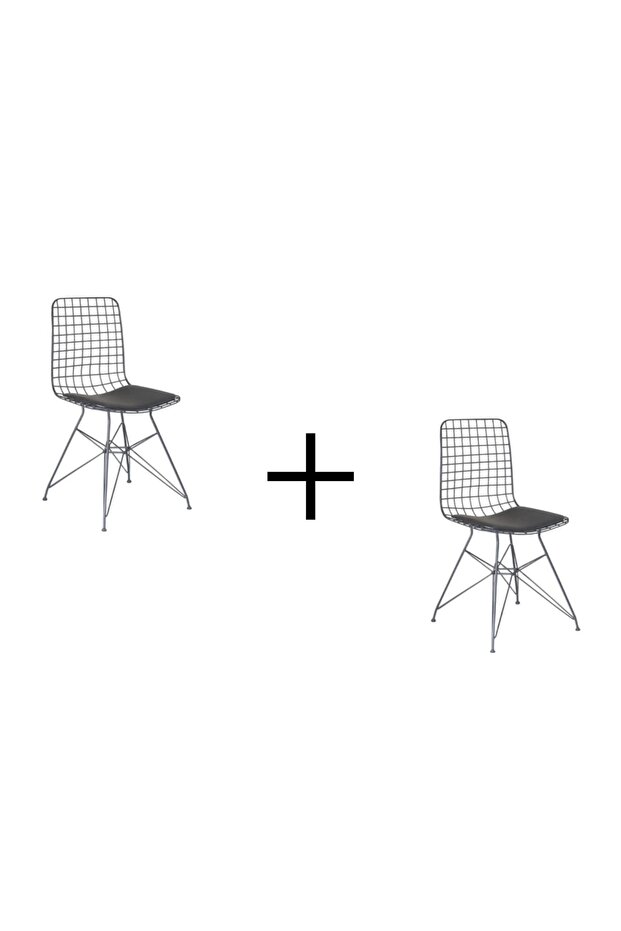 SAMANYOLU TEL SANDALYE, 2 ADET - 2