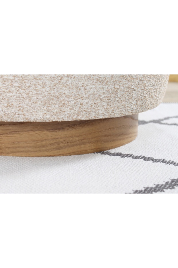 CHERİTON PUF, BEJ - 5