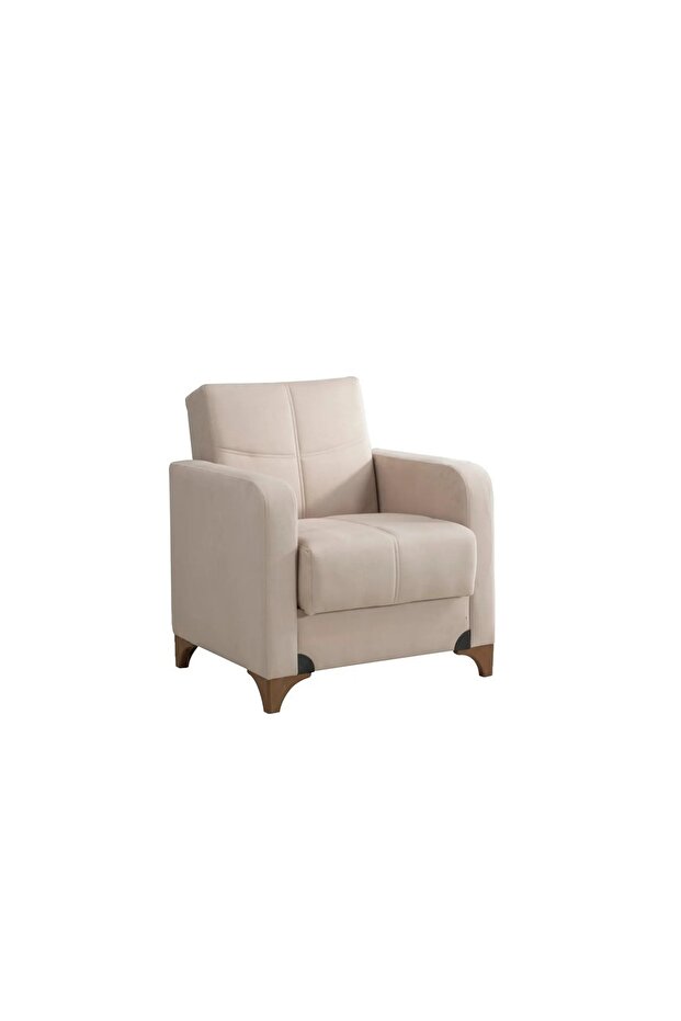 EZGİ TEKLİ KOLTUK , KREM - 3