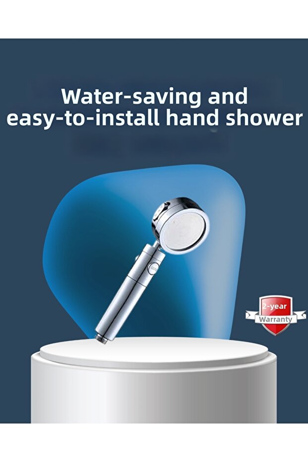 High Pressure 3-Function Shower Head