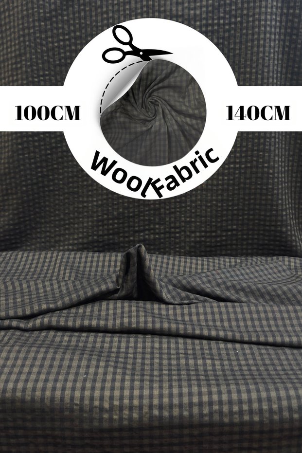Plaid Fabric - Seasonal Hobby Dressmaking Skirt and Trouser Fabric