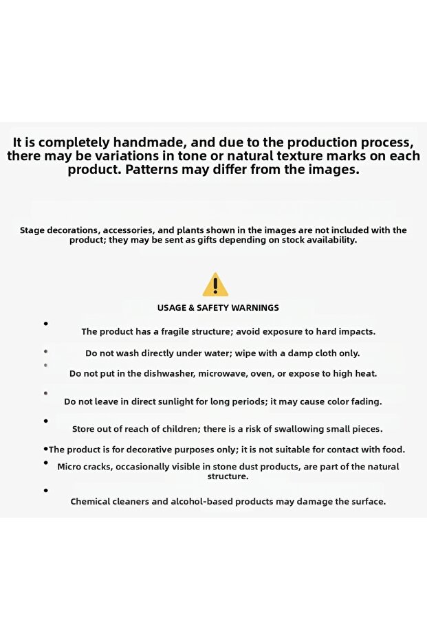 مزهرية مزخرفة بنقوش رخامية مكونة من قطعتين - 3