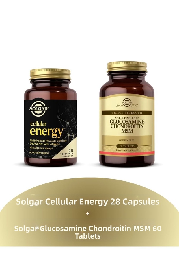 Cellular Energy 28 Capsules + Glucosamine Chondroitin Msm 60 Tablets