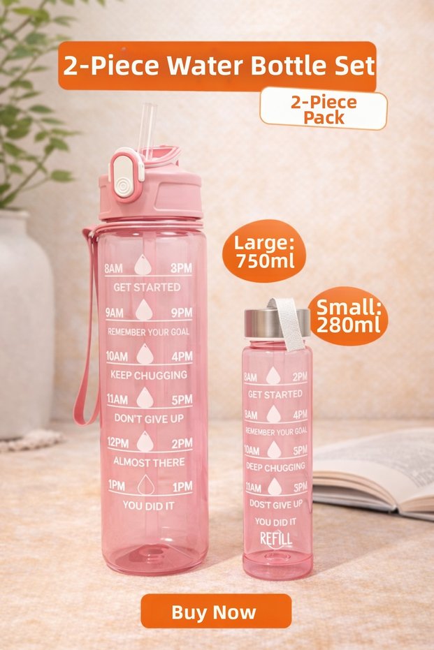 900ml Water Bottle, 3 Colors, Suitable for Children, Athletes and Daily Use, Bpa Free.