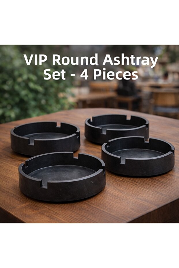 Round Ashtray Auto Car Home Ashtray 4Pcs