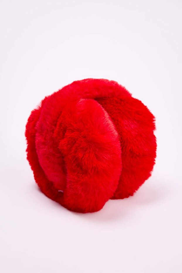 Kırmızı Kadın Peluş Kulaklık TWOAW26BR00006 - 2