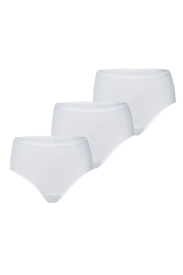 Kadın Külot 3lü Paket Essential 1577 - Beyaz - 1