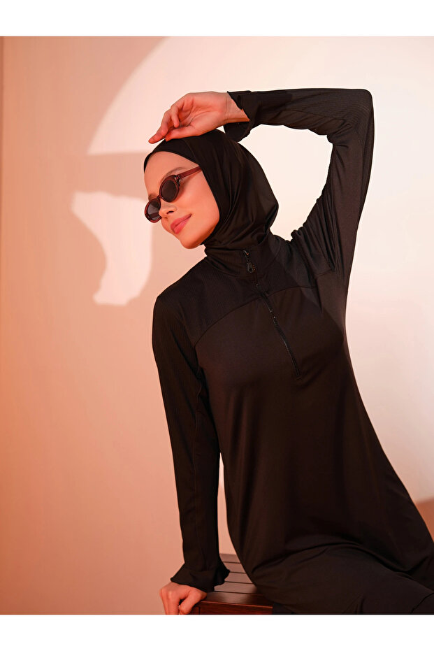 Volan Deyatlı Tesettür Mayo - 1