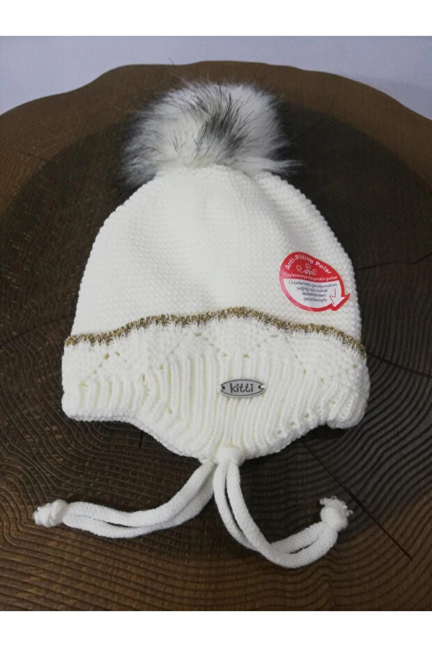 Baby Girl Fleece Eared Beret