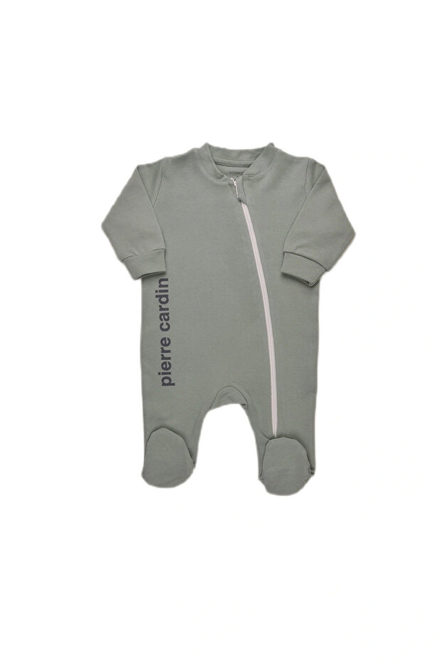 100% Cotton Zippered Baby Rompers 303649
