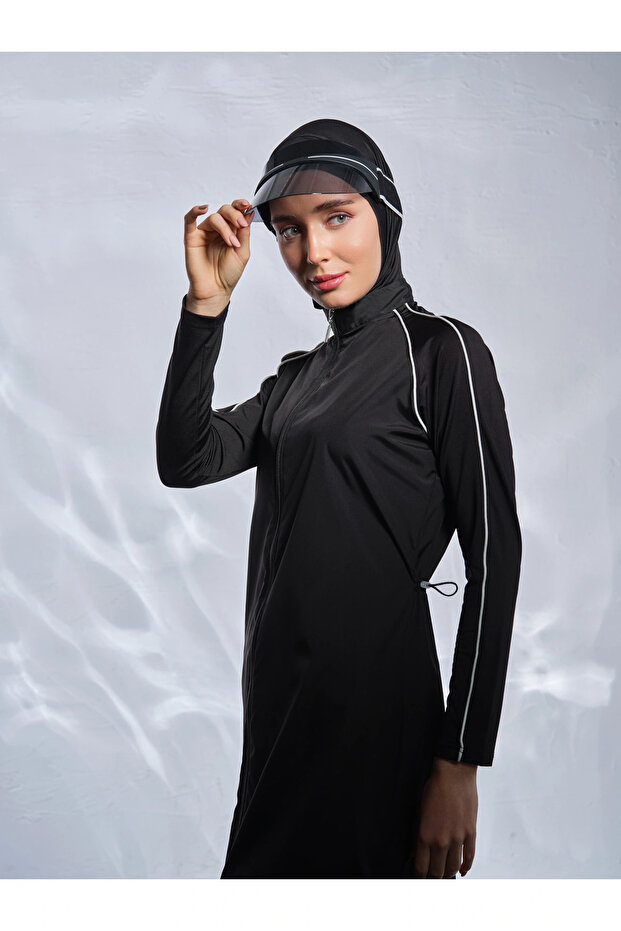 Sports Long Hijab Swimsuit